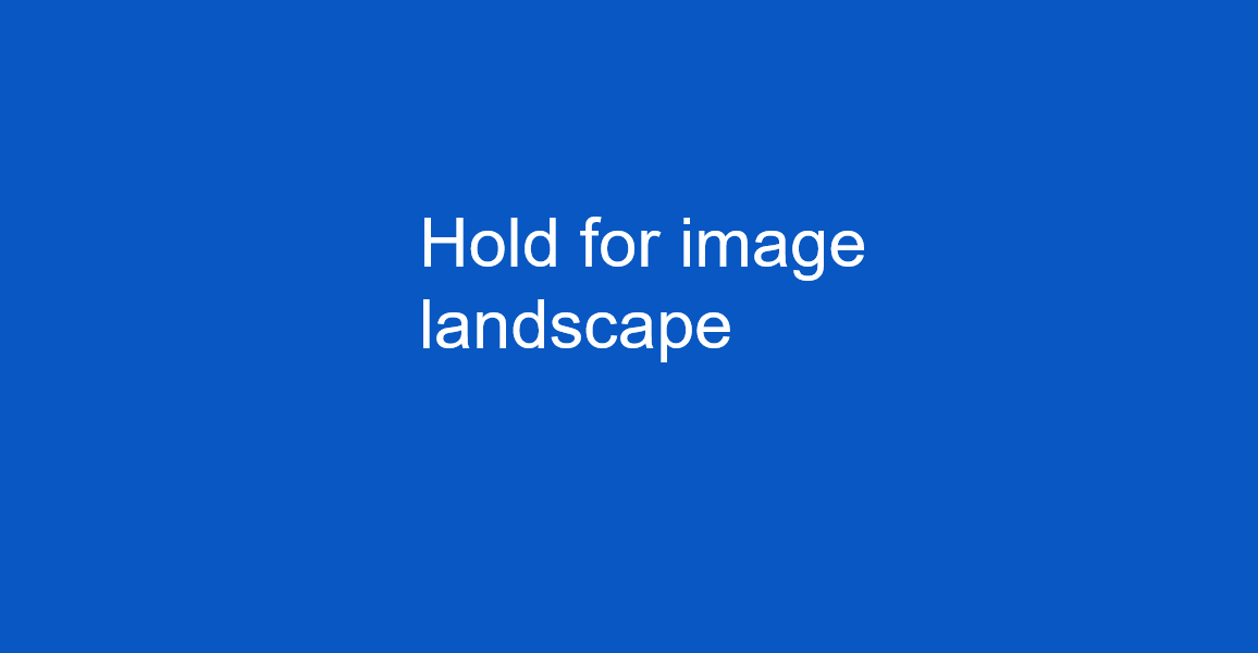 Hold for image landscape blue